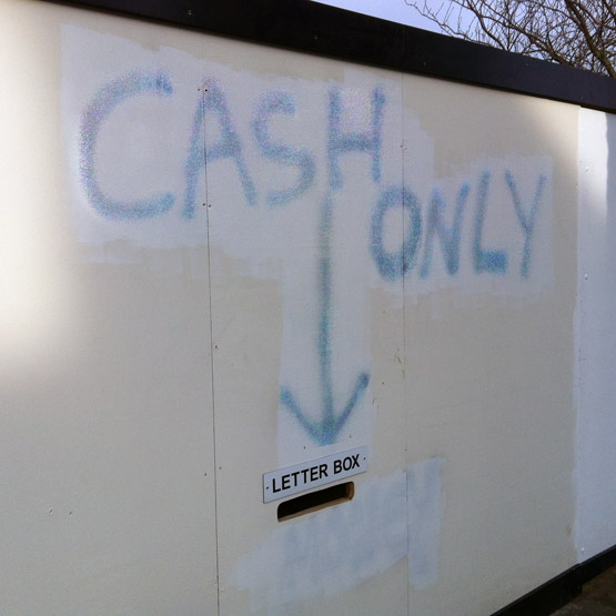 Graffiti: Cash Only