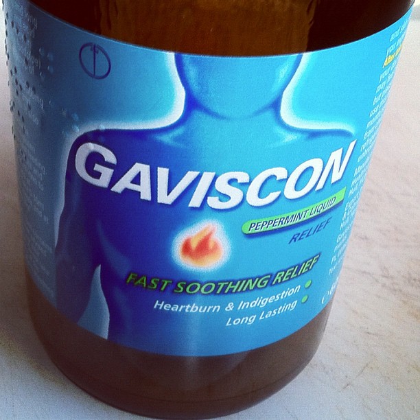 Gaviscon liquid treatment for acid reflux